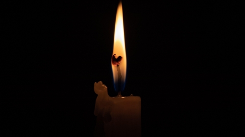 Fire of Candice in Dark