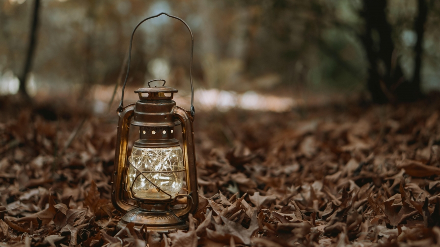 Garland in Lantern