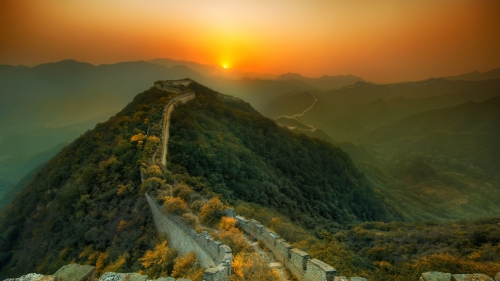 Great Wall of China Morning