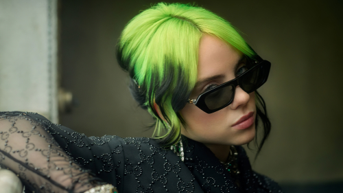 Green Hair Billie Eilish