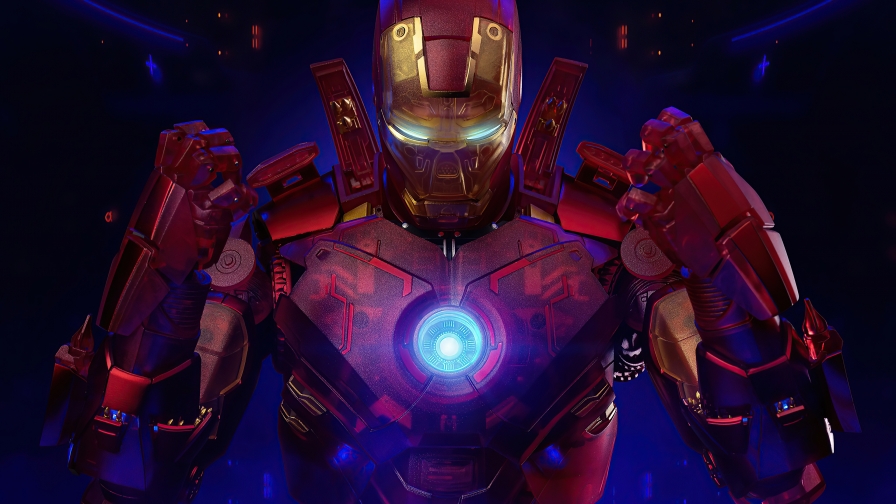 Iron Man Holographic Artwork