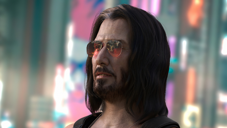 Keanu Reeves in Cyberpunk 2077