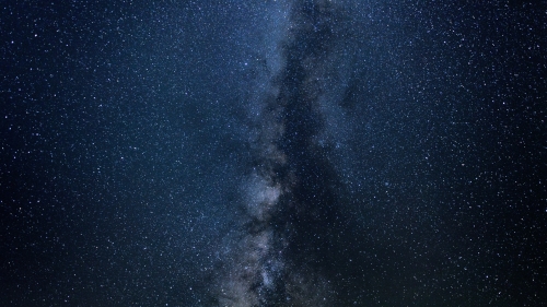 Milky Way on the Beautiful Night Sky