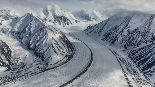 Mountain Road in Alaska