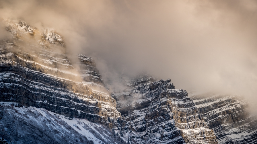 Mountains and Fog