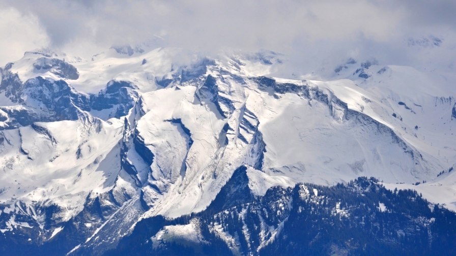 Mountains Peaks and Snow