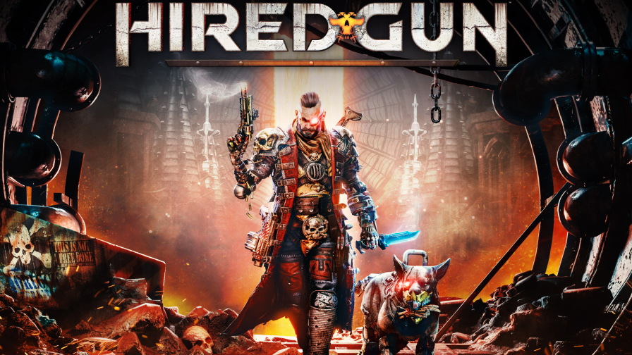 Necromunda Hired Gun Mercenary on Poster