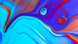 Painting and Blue Purple Liquid