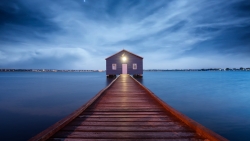 Pier and House