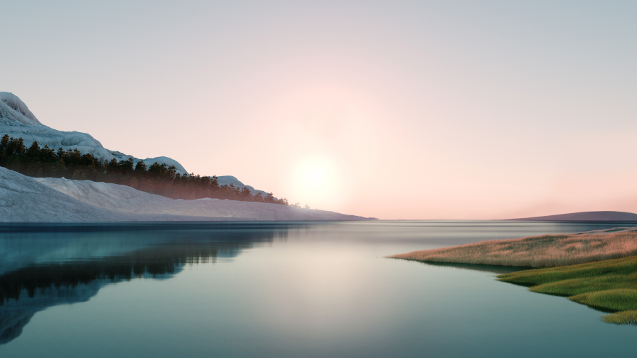 River and Green Shore