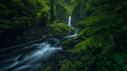 River in Fern Forest