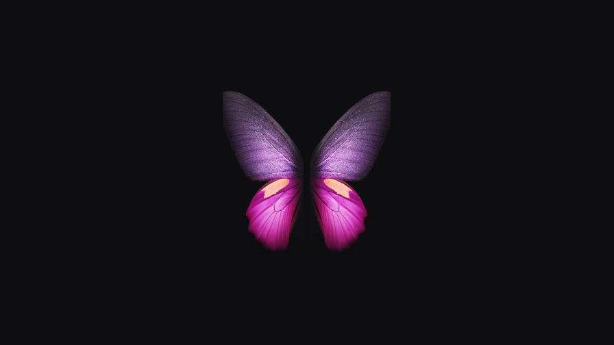 Samsung Galaxy Fold Pink Butterfly