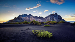 Sand Around Mountains