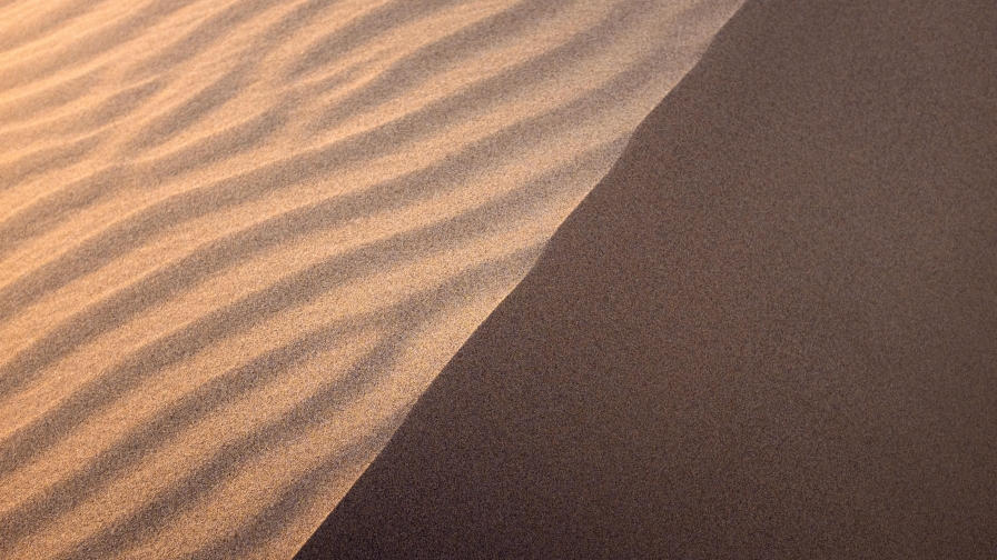 Sand on Dune in Desert