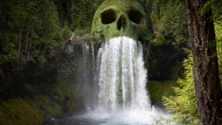 Skull Waterfall Concept Art