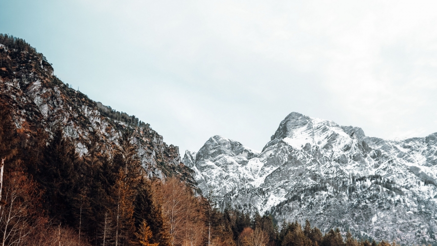 Snowed Mountains and Peaks