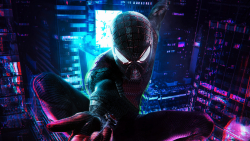 Spiderman in Cyberpunk 2077