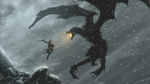 The Elder Scrolls Dragon and Warrior