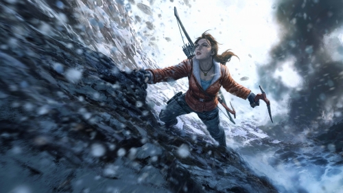 Tomb Raider water extreme sport adventure