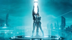 Tron Legacy Beautiful Blue Artwork