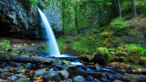 Upper Horsetail Falls Columbia River Gorge Area of Oregon