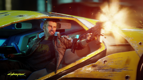 V in Cyberpunk 2077 Action