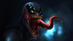 Venom with Long Tongue