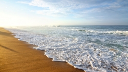 Waves on Beach