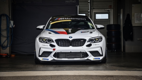 White BMW M2 CS Racing