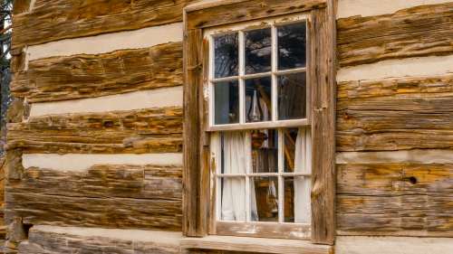 Window on the Old Wood House