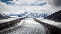 Wonderful Mountains and Ice Road