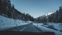 Wonderful Winter Scape and Mountain