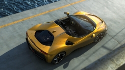 Yellow Ferrari SF90 Spider